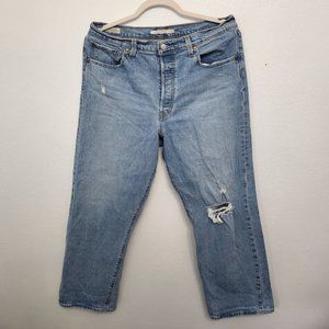 Gently Worn Levi's Women's Ripped Ribcage Jeans, 32